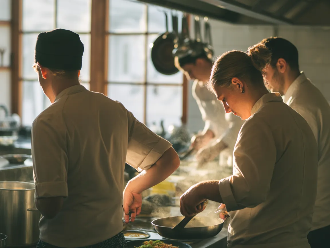 L'équipe du restaurant Test à Mios
